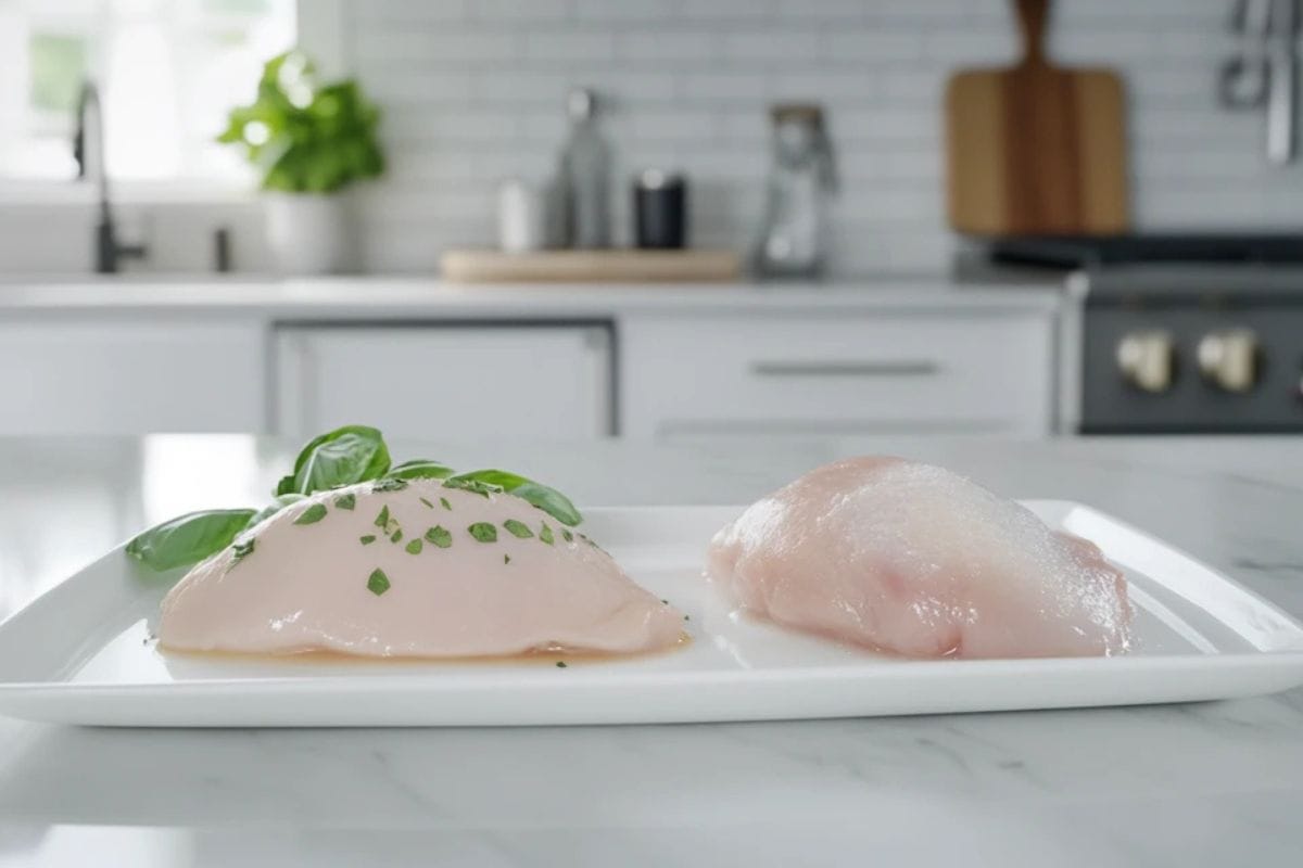 Cooking chicken frozen or thawed comparison with safety tips